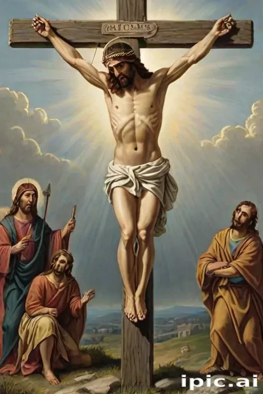 jesus on the cross picture