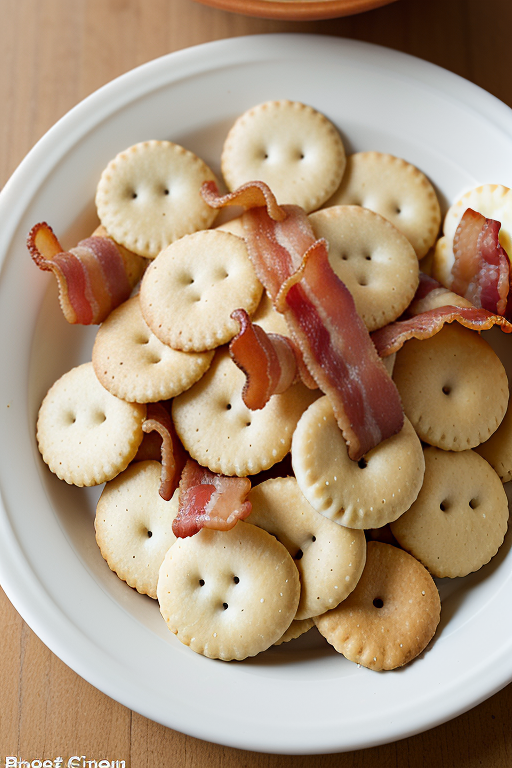 club crackers with bacon and brown sugar