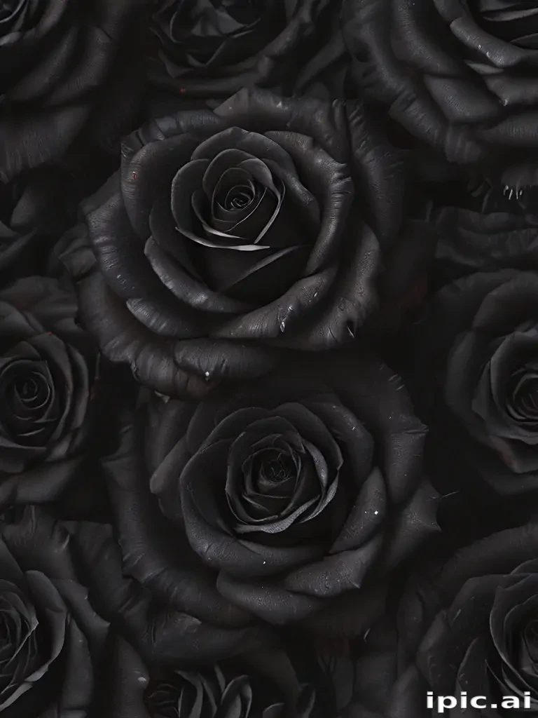 black roses background