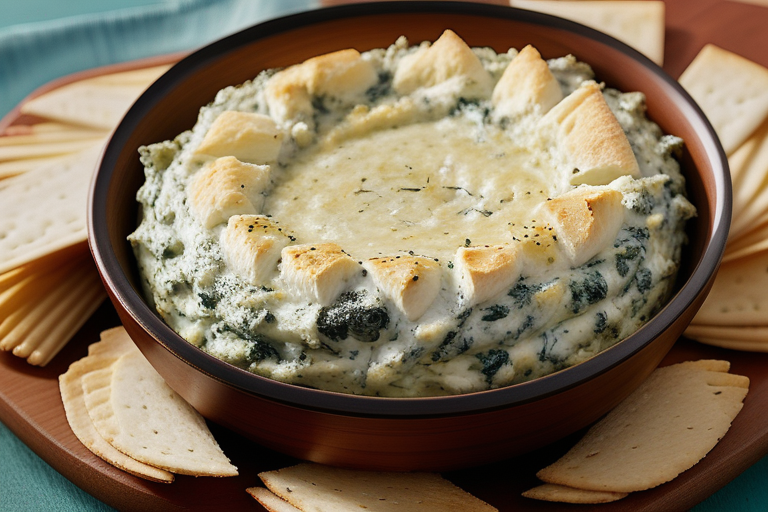 alton brown spinach artichoke dip