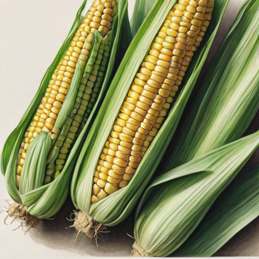 corn drawing