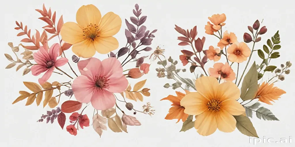 pressed flower png