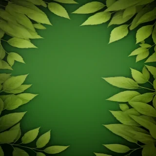 green leaves background
