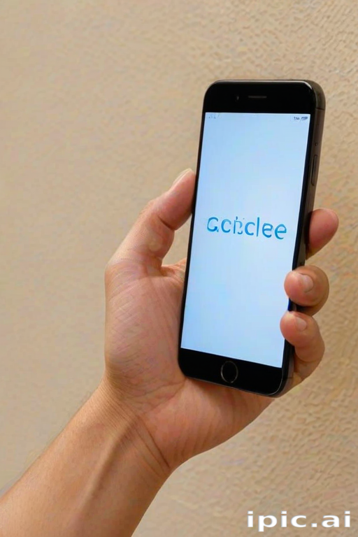 hand holding cell phone
