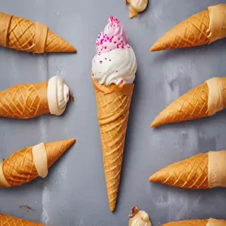 ice cream cone photo