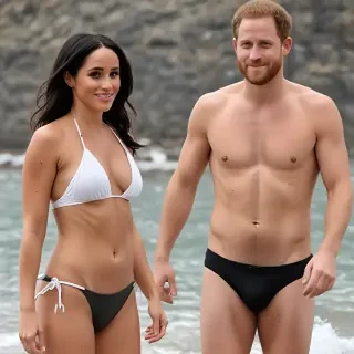 megan markle bikini