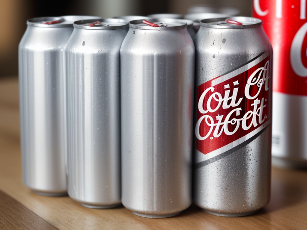 diet coke in a can