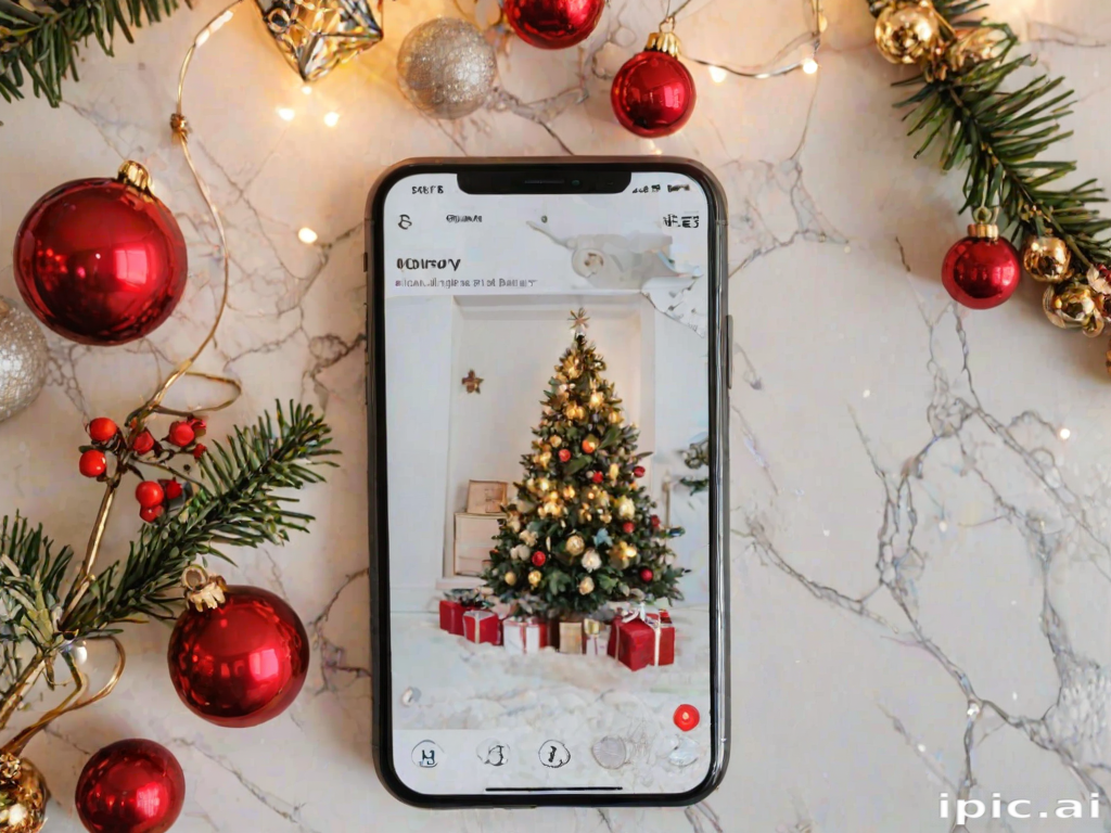 christmas ig story background