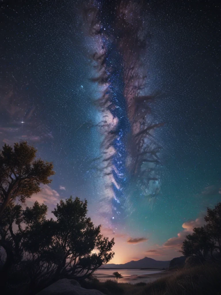 starry background aesthetic