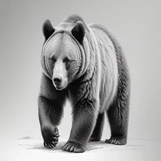bear pic drawing