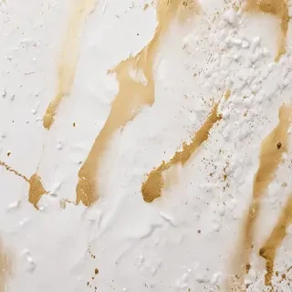 gold and white background