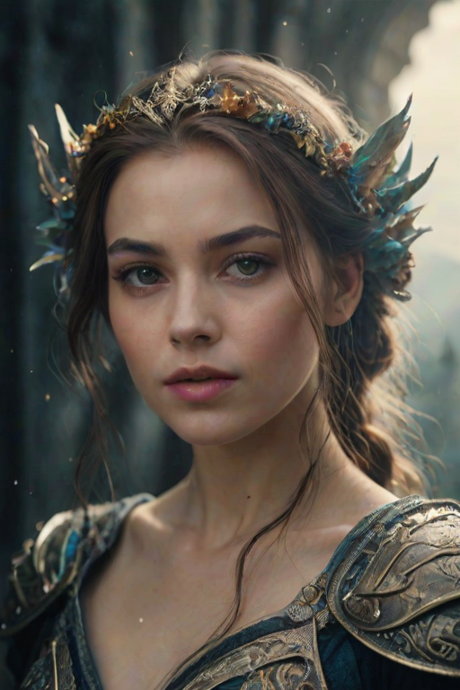 portrait of a women in a fantasy world