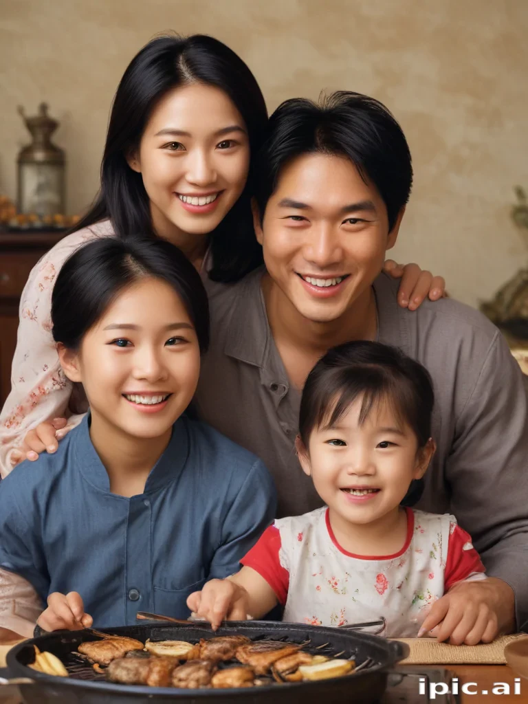 free use asian family