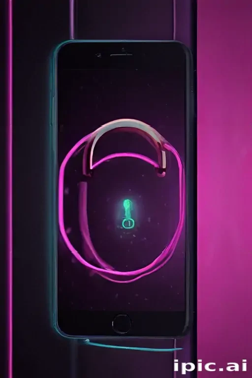 lock screen neon wallpaper iphone