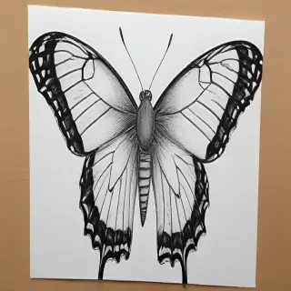 picture of a butterfly drawing