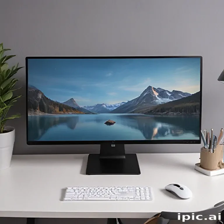 pc screen mockup