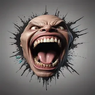 screaming background