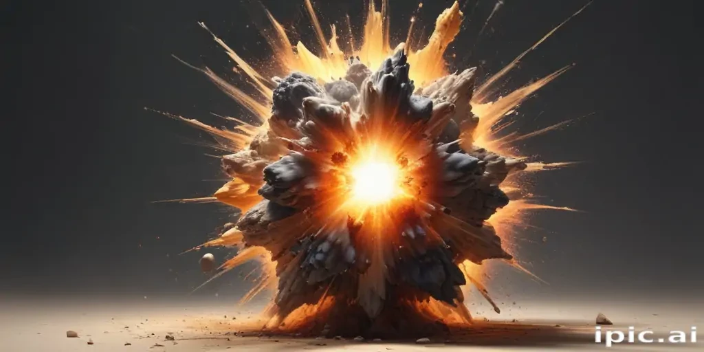 explosion transparent background