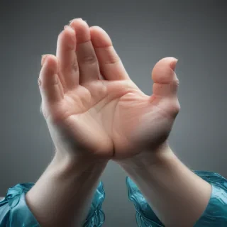 praying hands transparent