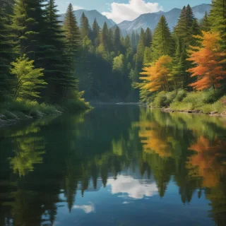 background lake