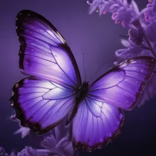 purple butterfly wallpaper aesthetic