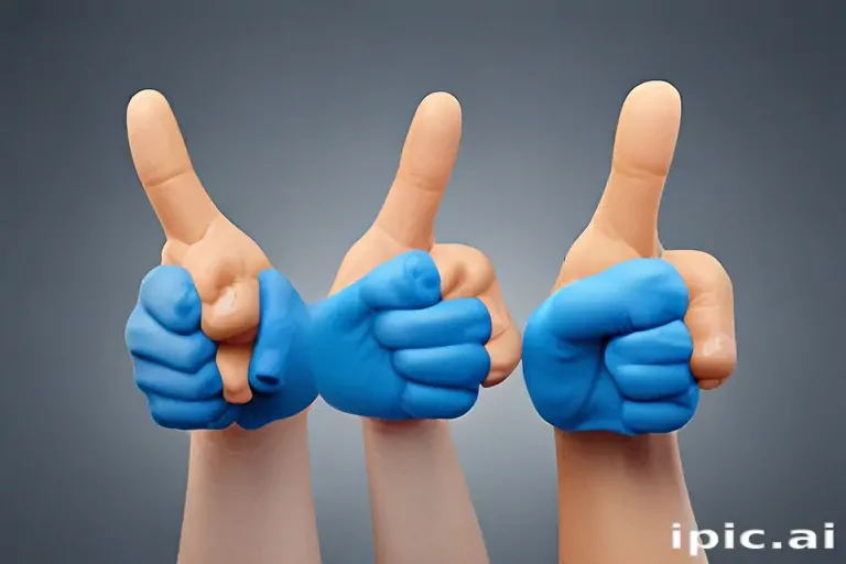 blue thumbs up emoji