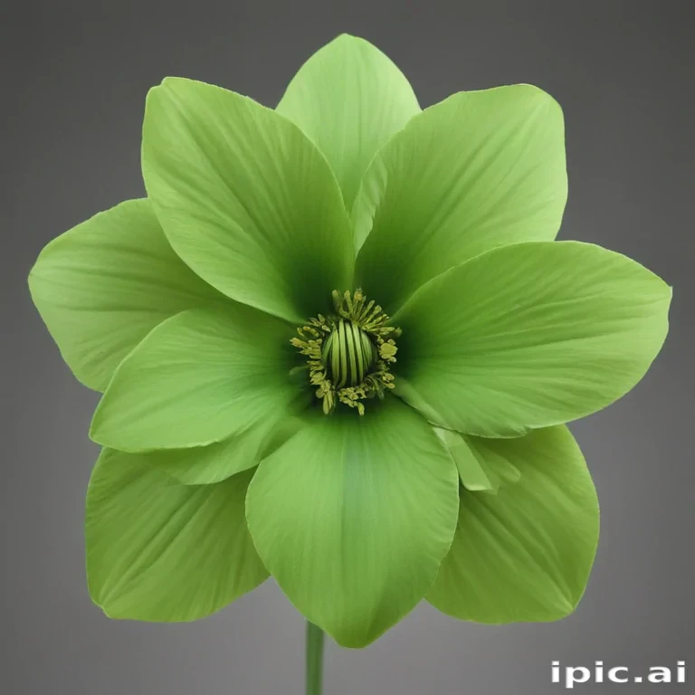 green flower png