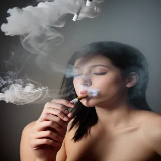 cigarette smoke transparent