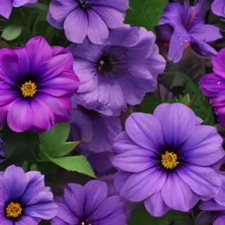 purple flowers background