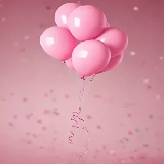 pink balloons png