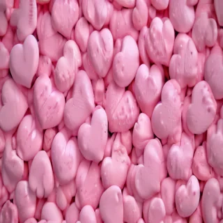 pink hearts background