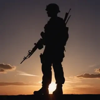 soldier silhouette png