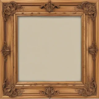 wooden picture frame png