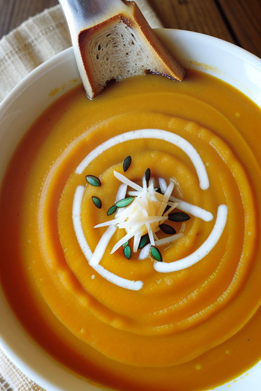 what goes with butternut squash soup