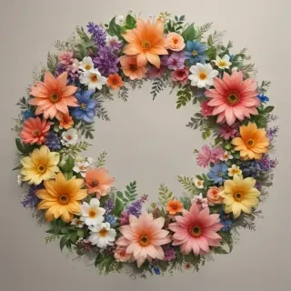 flower circle png