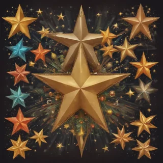 christmas stars clip art