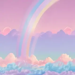pastel rainbow aesthetic wallpaper