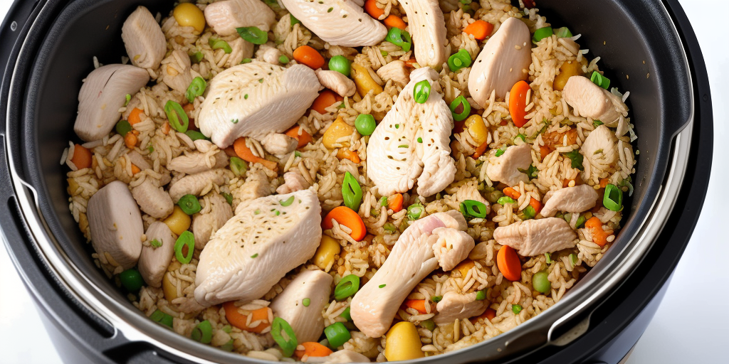 chicken fried rice instant pot