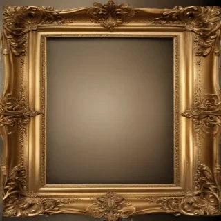 fancy gold frame