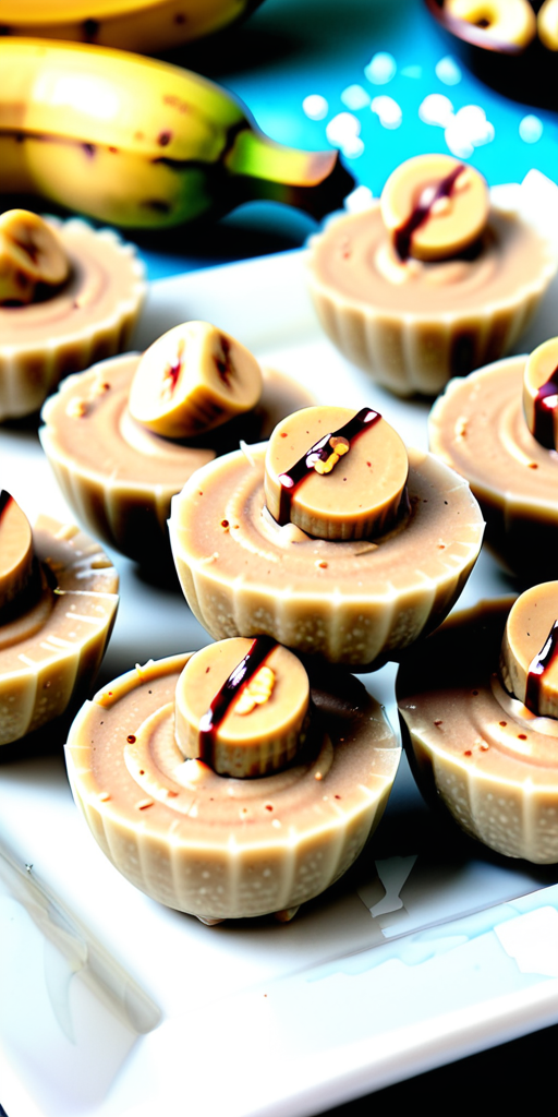 frozen banana peanut butter bites