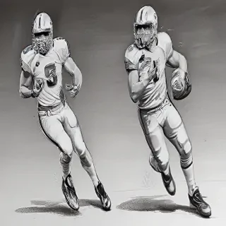 football drawing