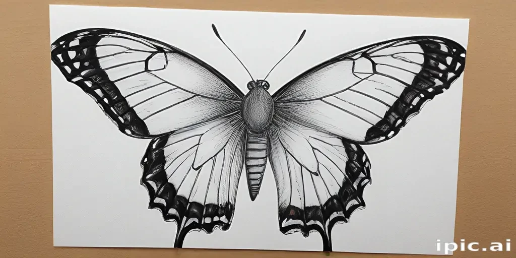 picture of a butterfly drawing