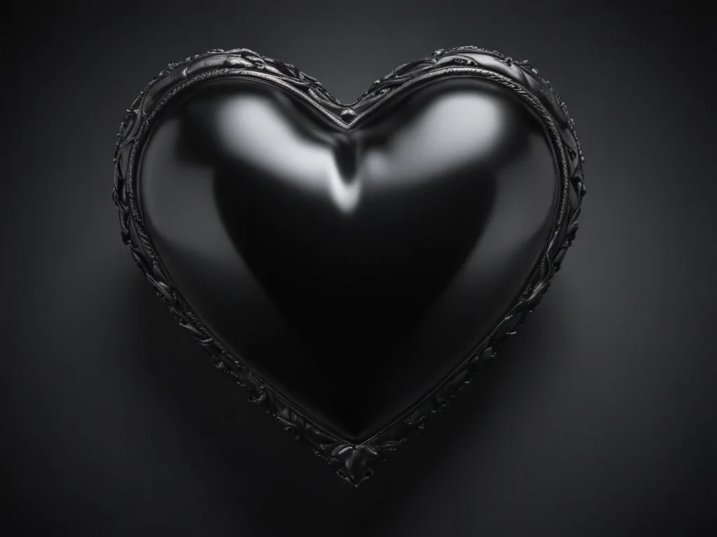 black heart image