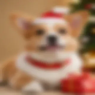 cute christmas dog wallpaper