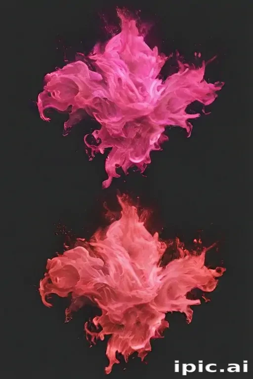 pink flames png