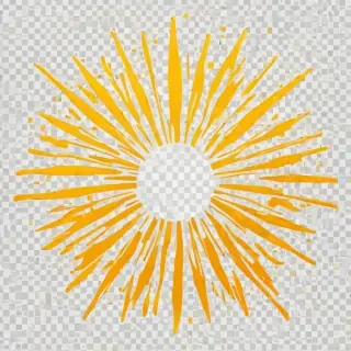 sunshine clipart transparent background