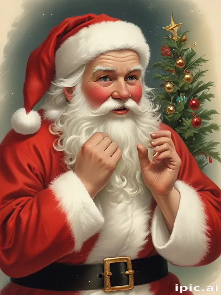 vintage santa images