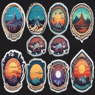 stickers clipart