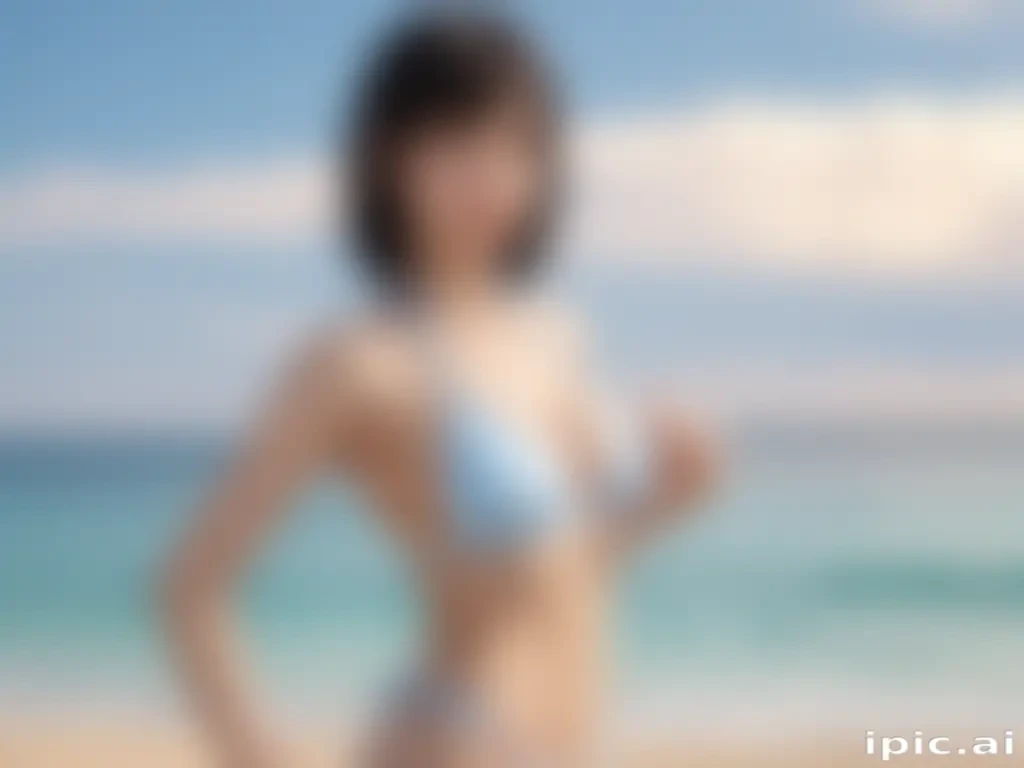 ai girl in bikini
