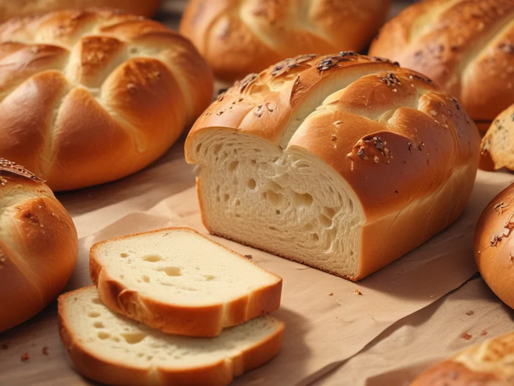 bread in cartoon